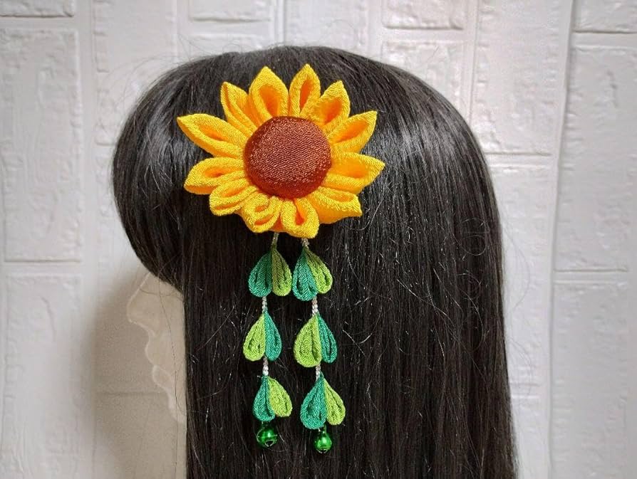 Amazon.co.jp: ひまわり髪飾り 髪飾り ひまわりヘアアクセサリー